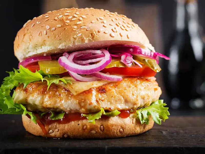 Hamburguesa de Pollo
