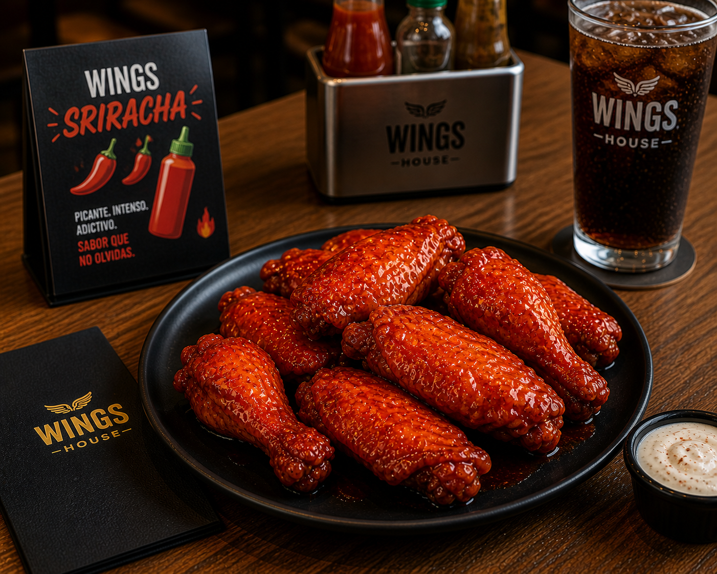 Wings Sriracha
