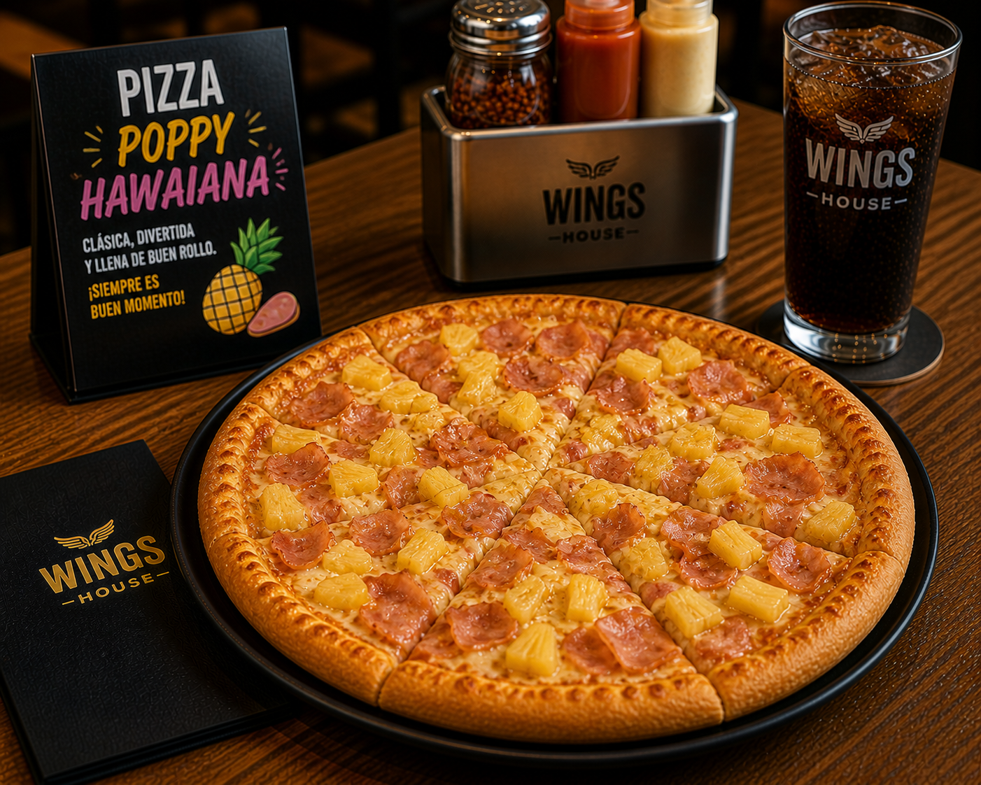 Pizza Poppy Hawaiana