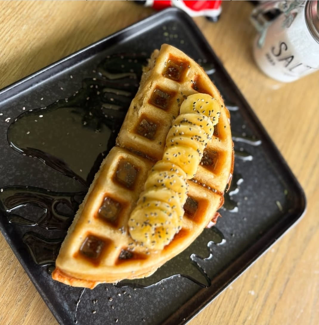 Waffles de avena💛¤○•°